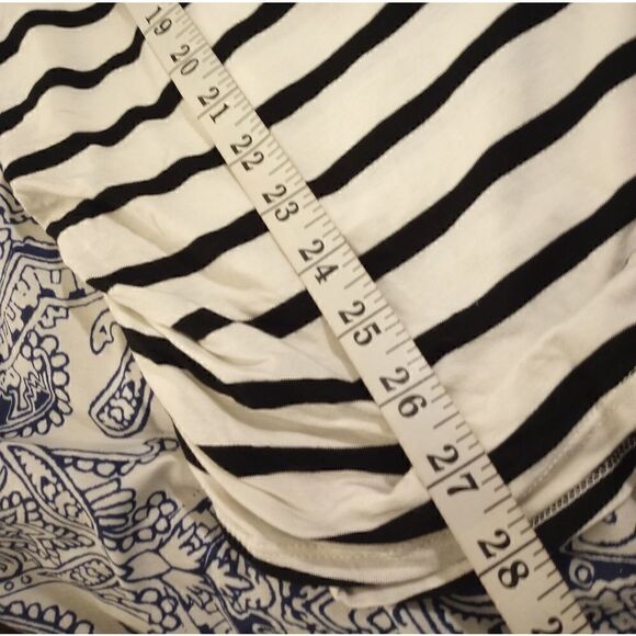 Jessica Simpson striped embroidered maternity top - Picture 7 of 8